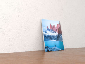 Canvas leaning against Wall Mockup - Mockup World