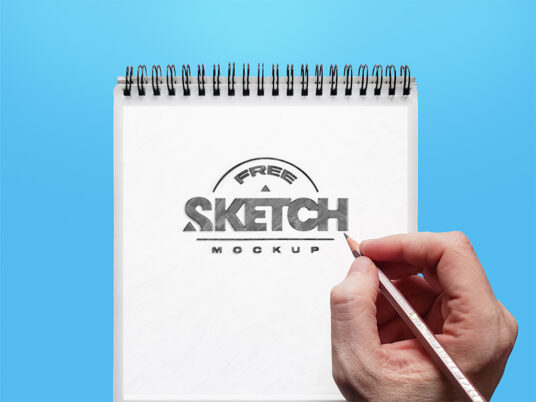 Pencil Sketch Drawing Photo Effect Mockup Stock Template | Adobe Stock