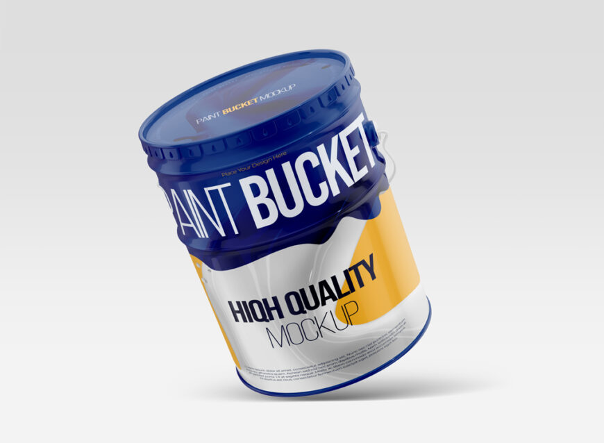 Download Floating Paint Bucket Mockup | Mockup World