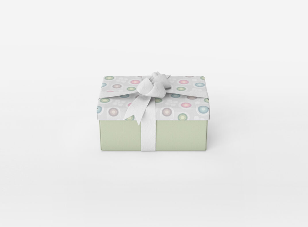 Download 3D Gift Box with Ribbon Mockup Set | Mockup World