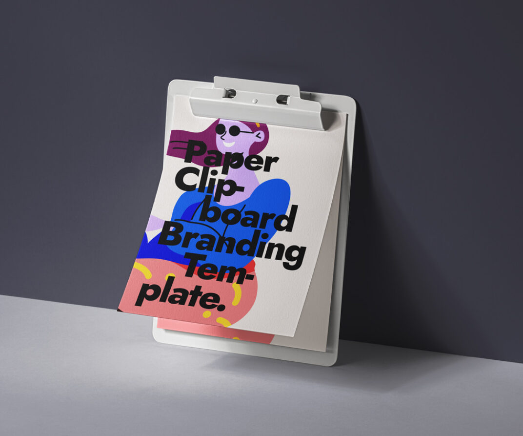 Paper Clipboard Mockup - Mockup World