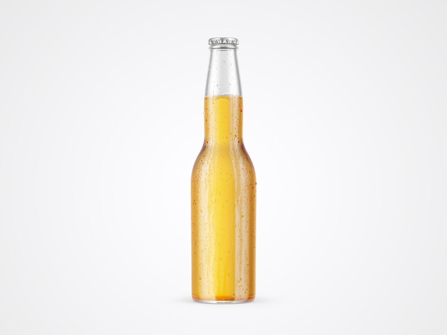 Download Beer Bottle with Condensation Water Drops Mockup Set ...