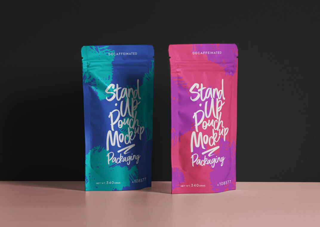 Resealable Pouches Mockup - Mockup World