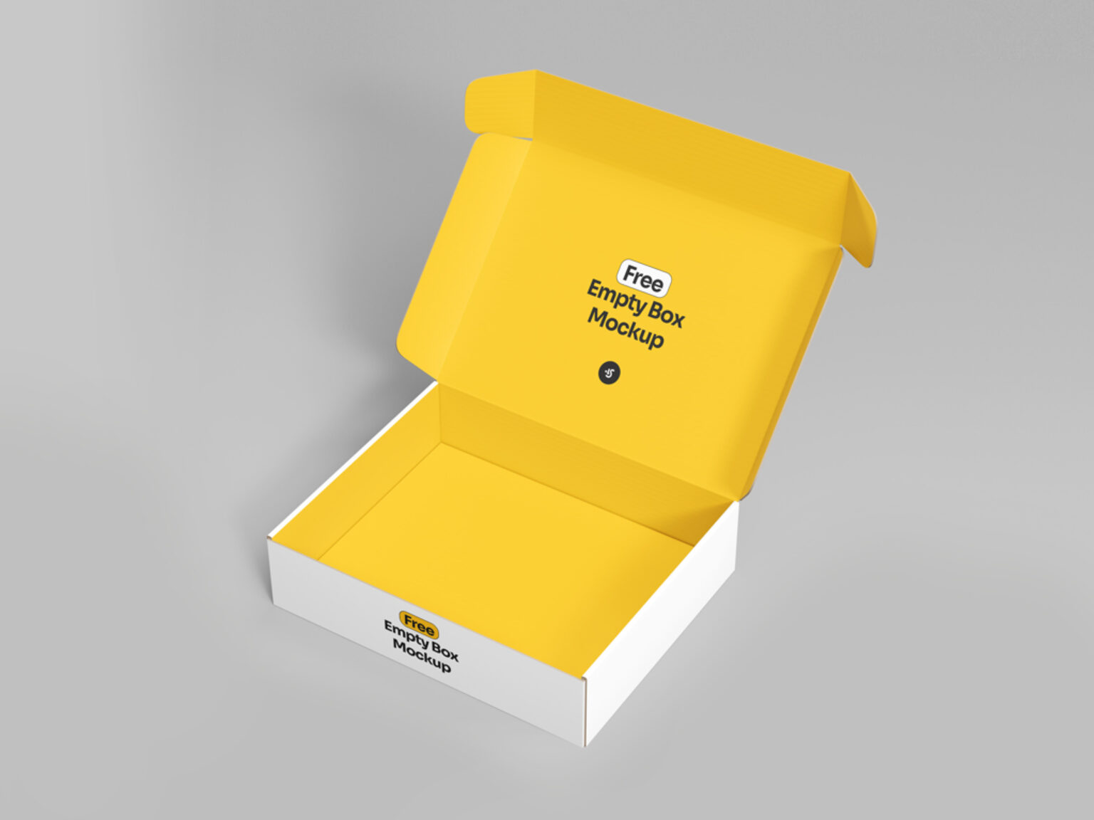 Download Open and empty Box Mockup | Mockup World