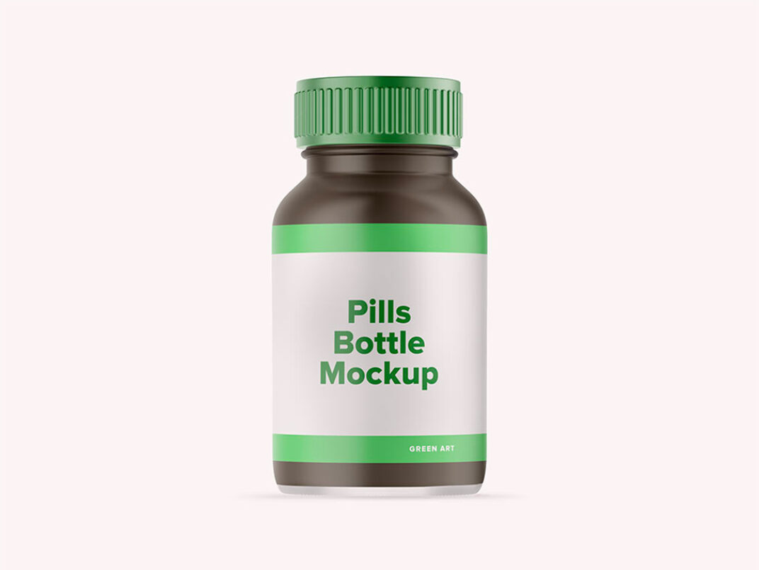 Plastic Pills Bottle Mockup - Mockup World