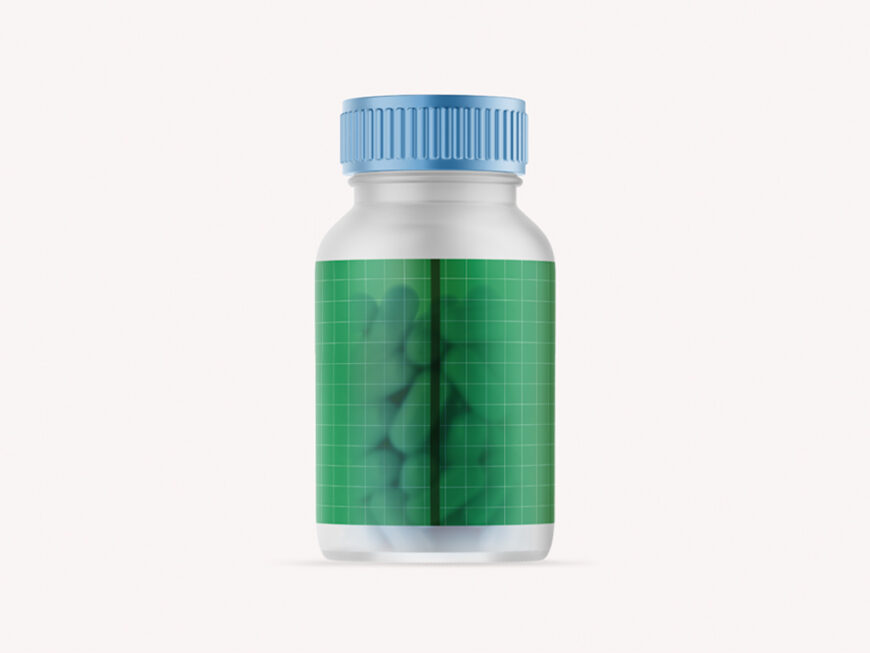 Plastic Pills Bottle Mockup - Mockup World