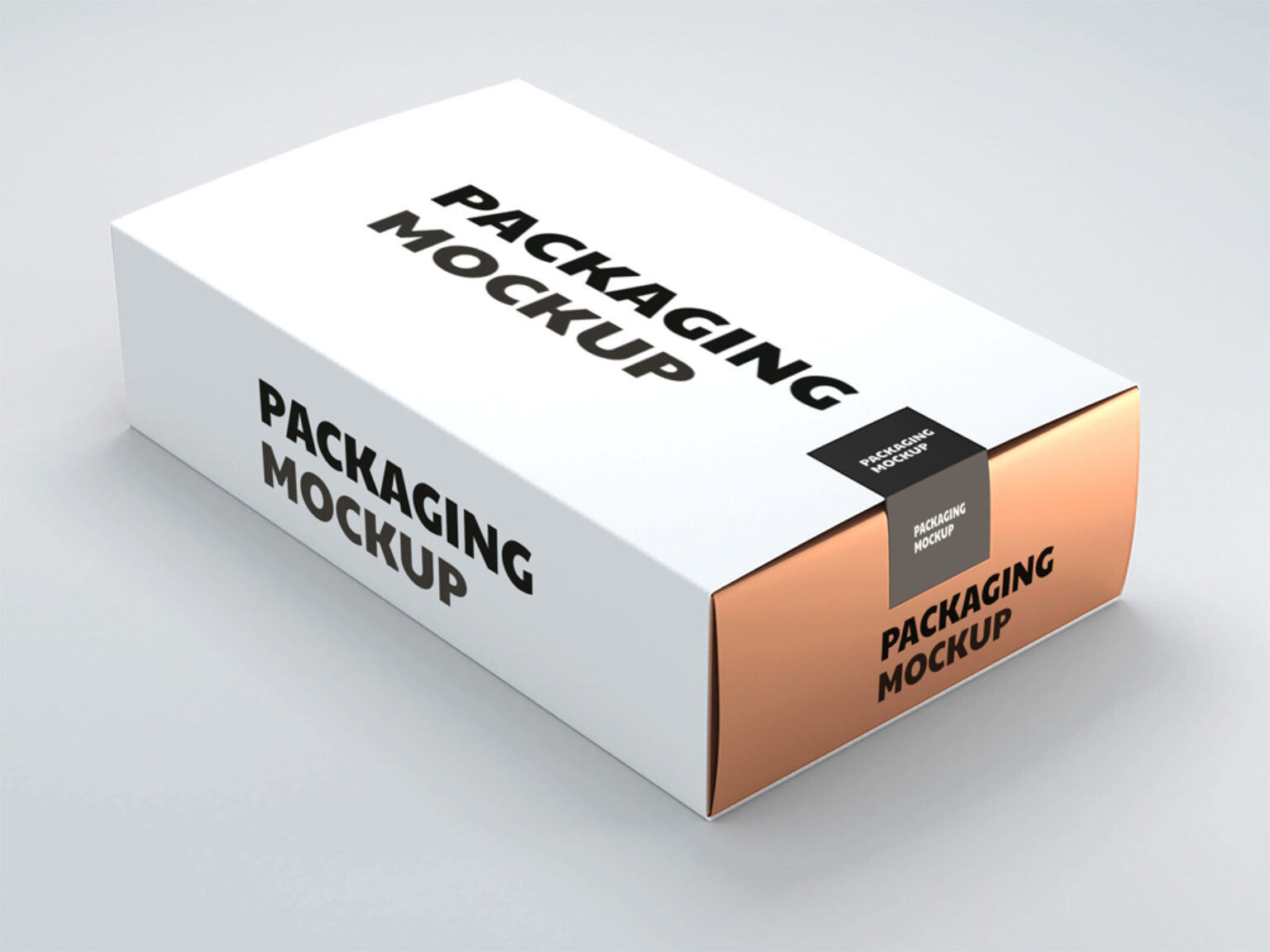 Box with Seal Sticker Mockup Set | Mockup World