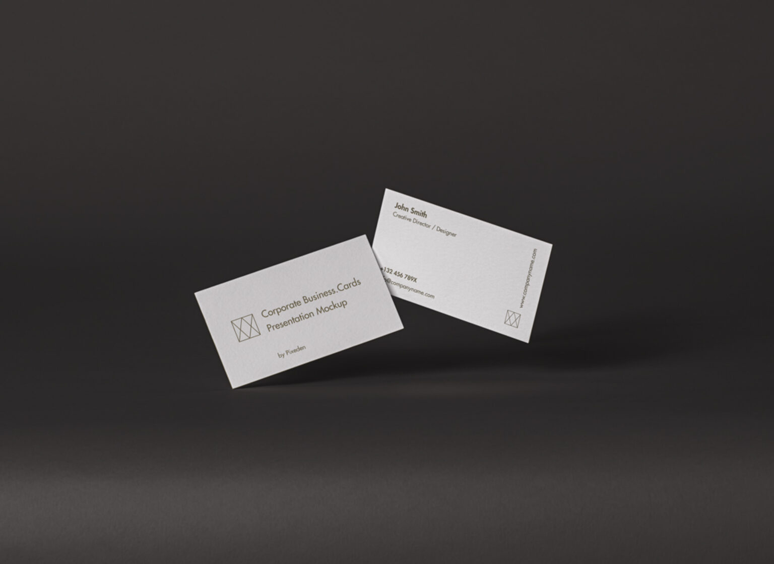 Elegant Business Cards Mockup - Mockup World