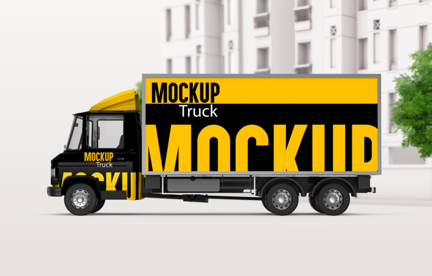 Download Truck Mockup | Mockup World
