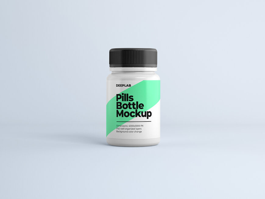 Pill Jar Mockup Bundle - Mockup World