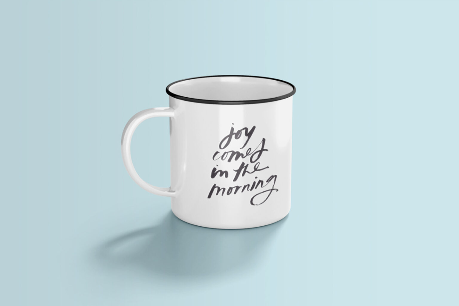 Enamel Mug Mockup - Mockup World