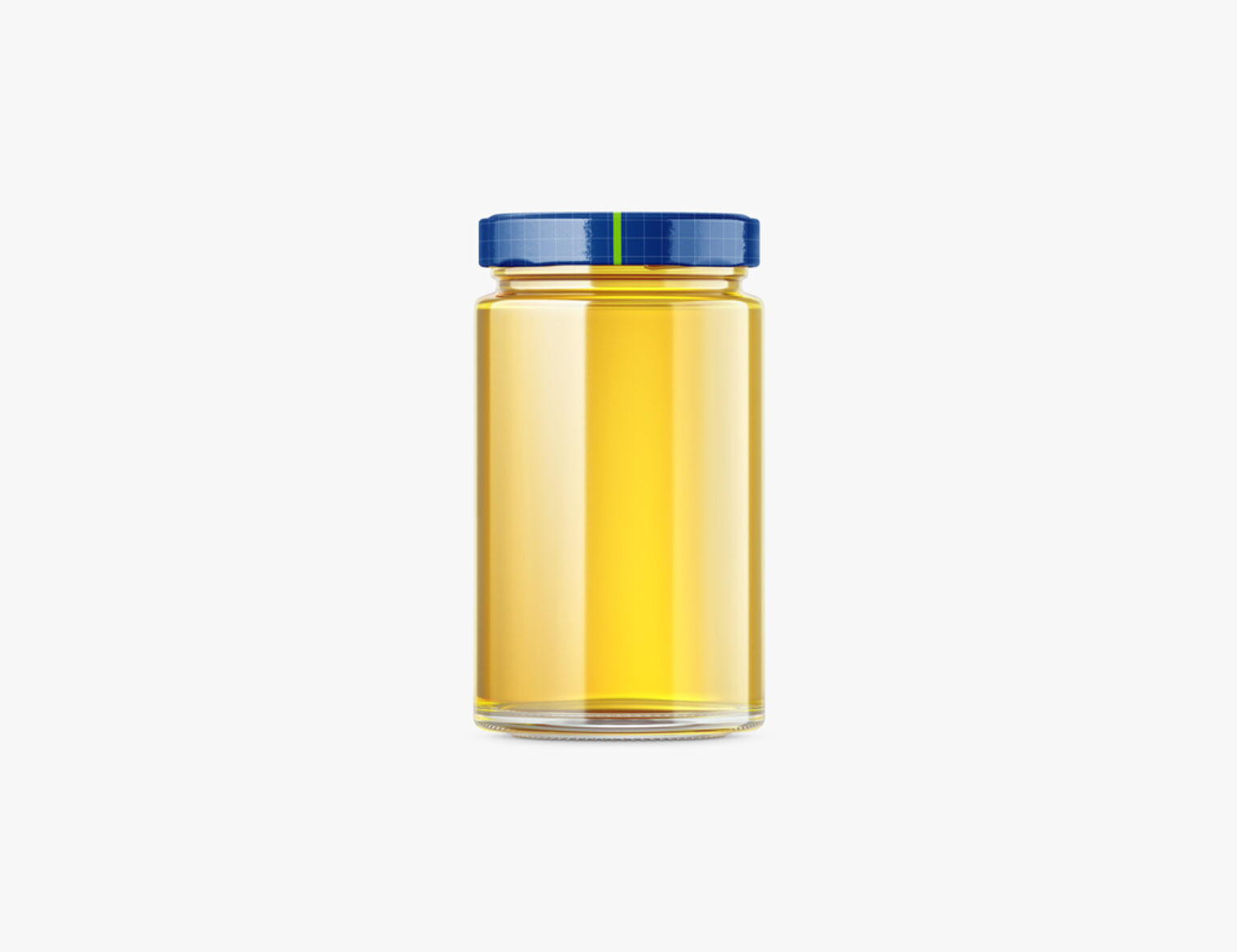 Honey Jar with Label Mockup - Mockup World