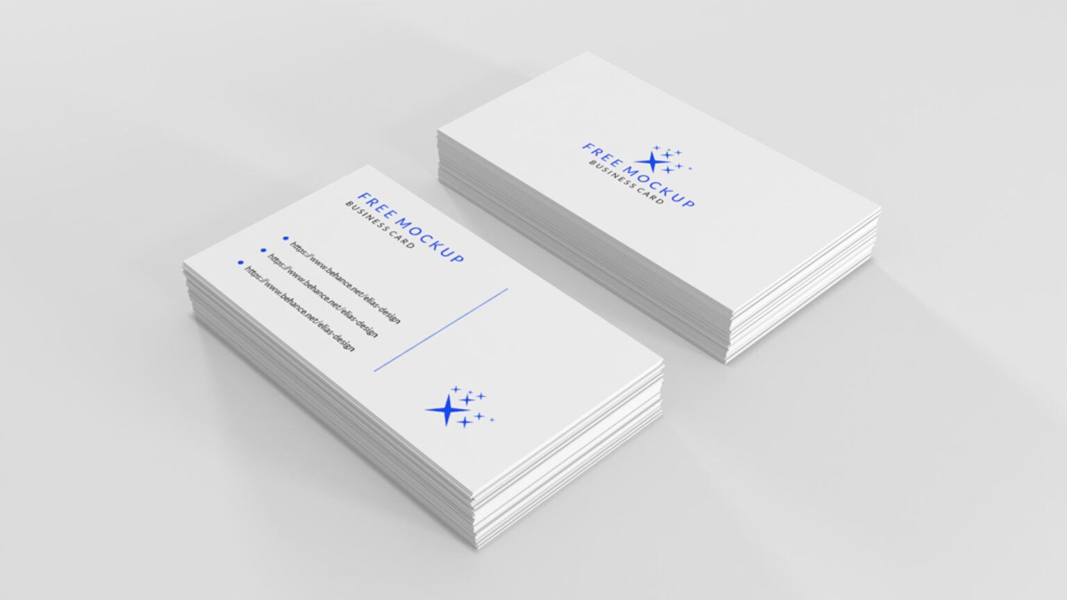 Stack Of Business Cards Mockup   Mockup World