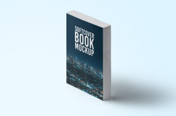 Floating Book Mockup - Mockup World