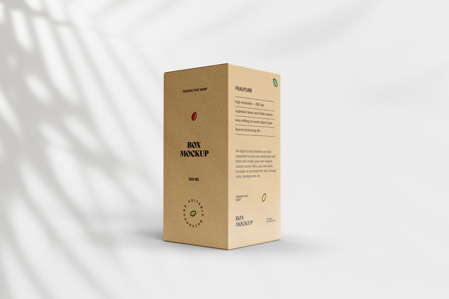 Small Vertical Box Mockup Mockup World