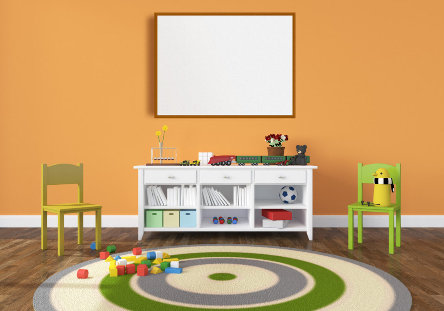 Children's Room Picture Frame Mockup   Mockup World