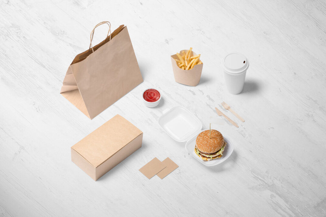 Fast Food Packaging Branding Mockup - Mockup World