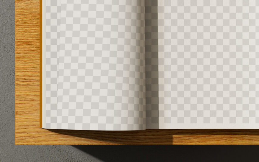 Book Close-Up Mockup - Mockup World