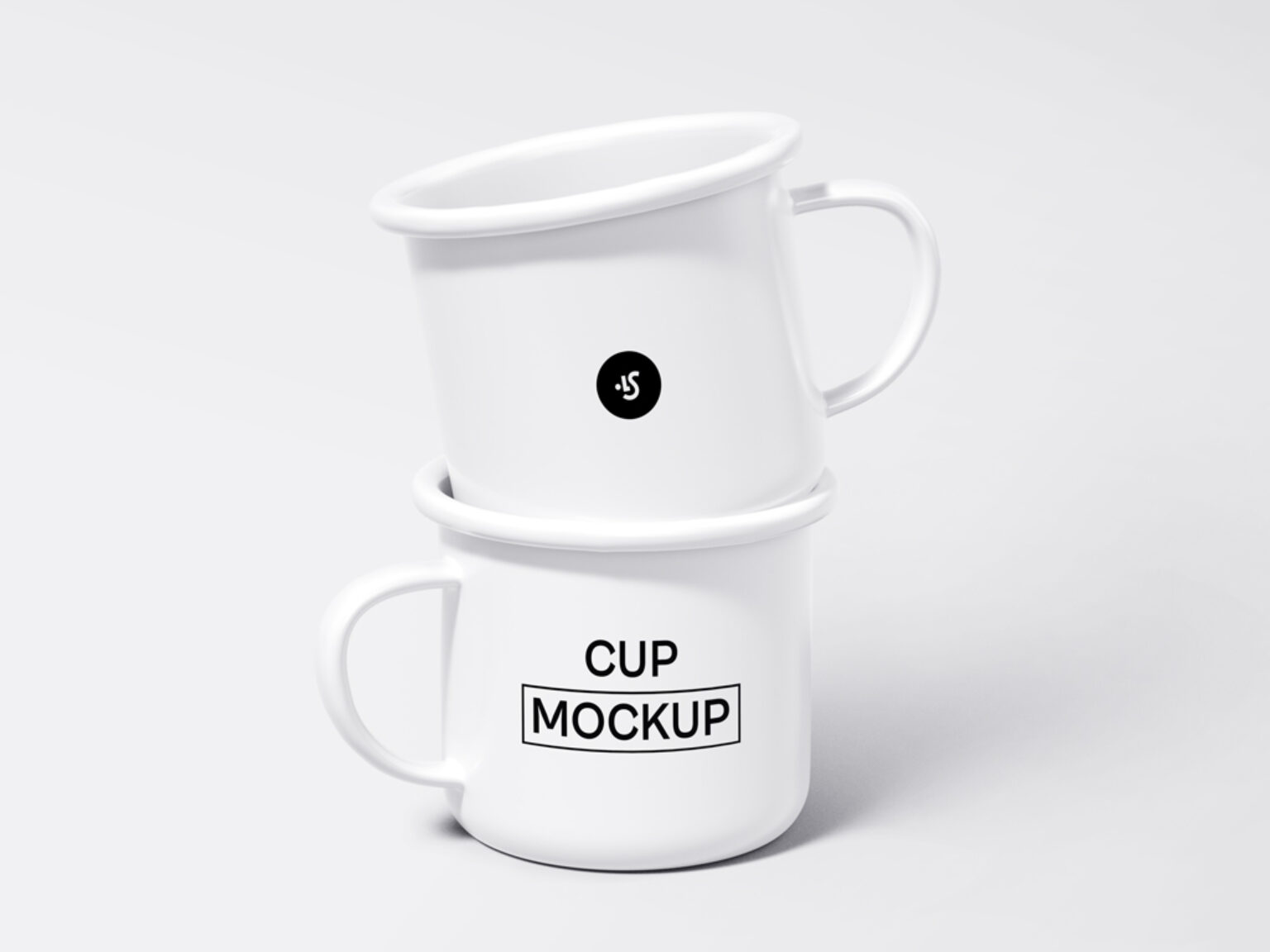 Enamel Mugs Mockup   Mockup World