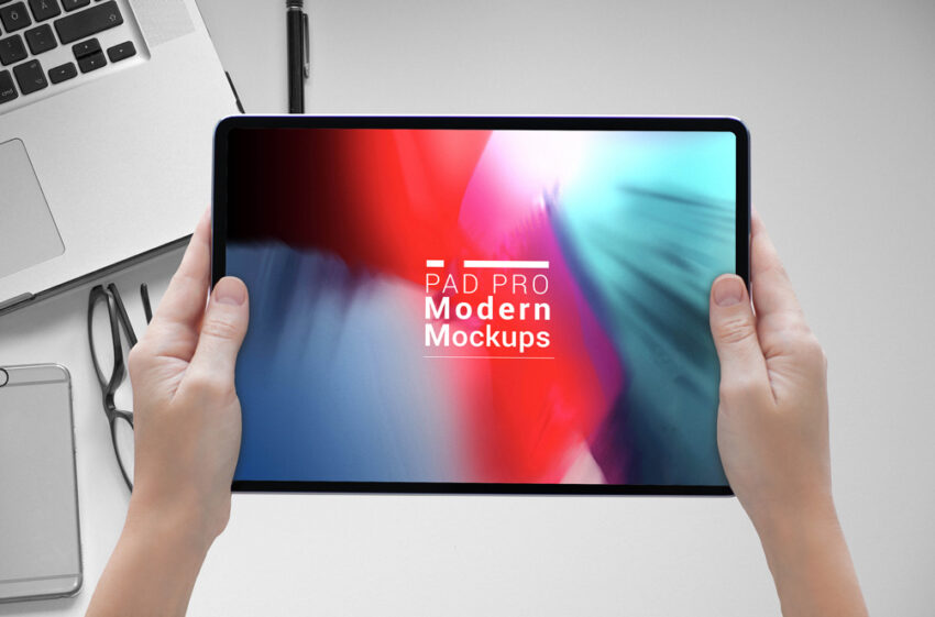 Clean iPad Pro Mockups - Mockup World