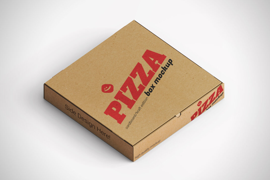 Isometric Pizza Box Mockup Set - Mockup World