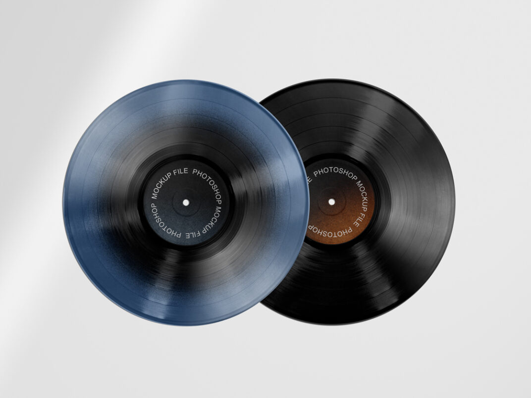 Vinyl Record with Sleeve Mockup Set - Mockup World