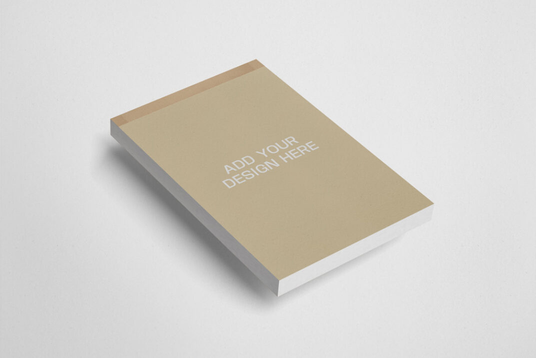 Closed Notepad Mockup - Mockup World